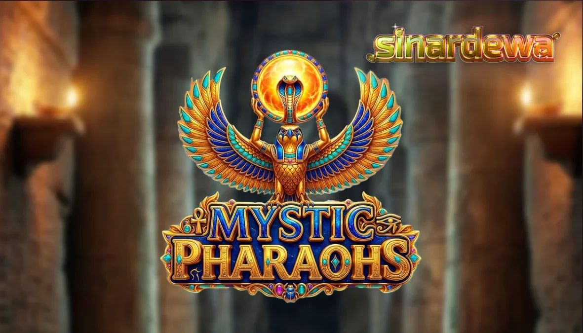 Simbol firaun dan artefak emas dalam slot Mystic Pharaoh